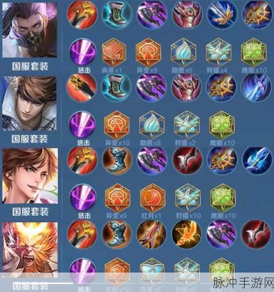 王者荣耀蒙犽铭文的绝佳搭配指南