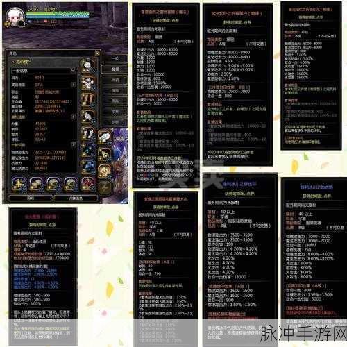 龙之谷机械大师精灵搭配秘籍 战力飞升指南