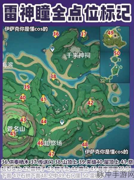 原神雷神瞳全位置精准揭秘