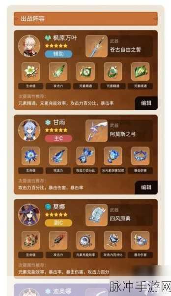 原神，学士套效果属性深度解析