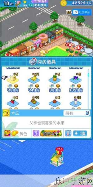 夏日水上乐园物语国服免费版下载全攻略，打造你的像素经营传奇