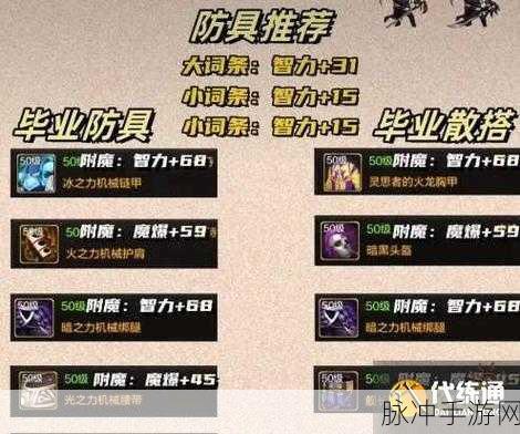 DNF 暗帝 110 版本毕业装备的最佳抉择