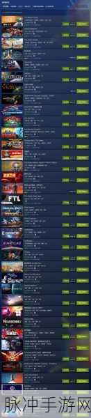 探索 Steam 最耐玩游戏的魅力世界