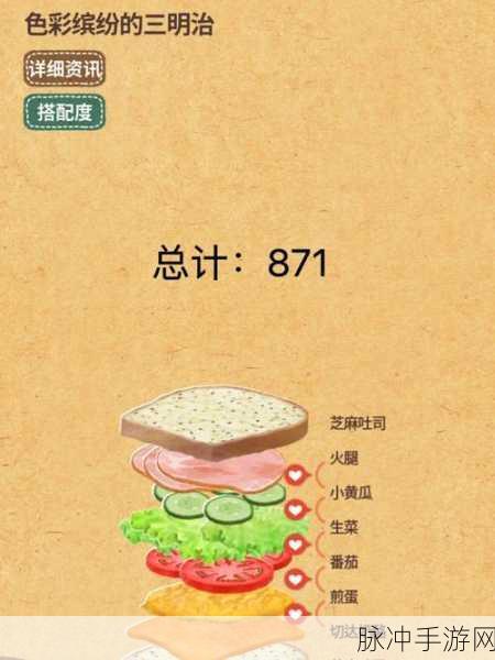 打造梦幻三明治店，我的三明治店中文版下载全攻略