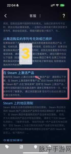 解决手机版 Steam 验证码界面卡顿的实用指南