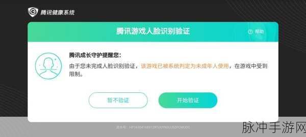 王者荣耀人脸识别拒绝后的解决秘籍