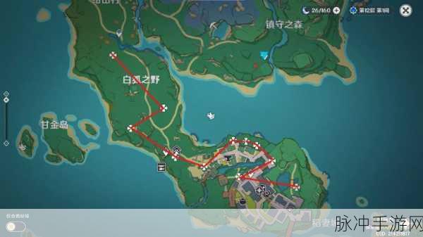 原神绯樱绣球采集全攻略，最佳路线图与详细指南