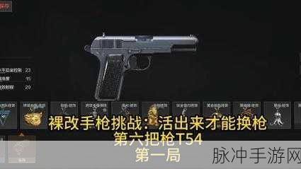 暗区突围，T54 手枪深度解析与实战运用