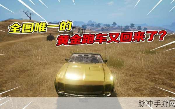 和平精英，探寻沙漠豪宅黄金跑车之谜
