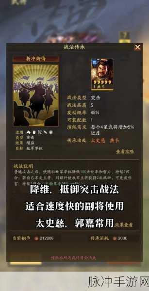 三国志战略版典韦加点全攻略