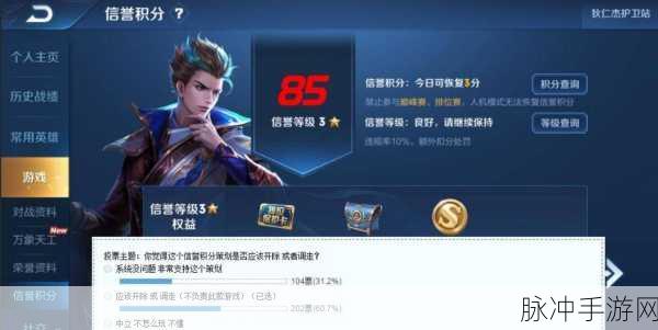 王者荣耀信誉积分查询全攻略，你知道吗？