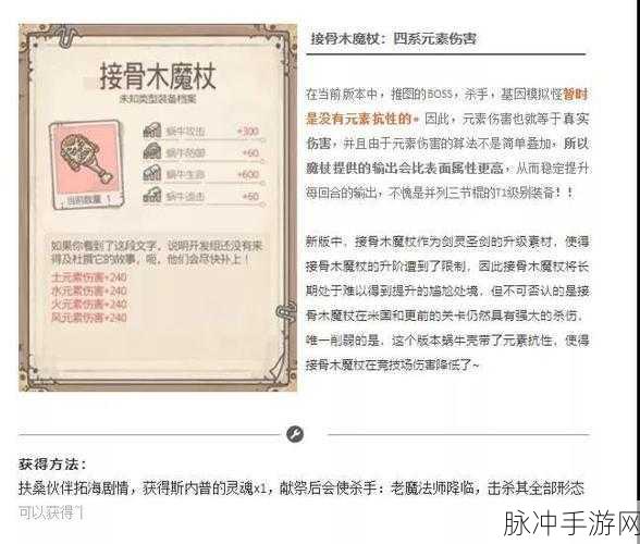 最强蜗牛接骨木魔杖深度剖析与玩法全攻略
