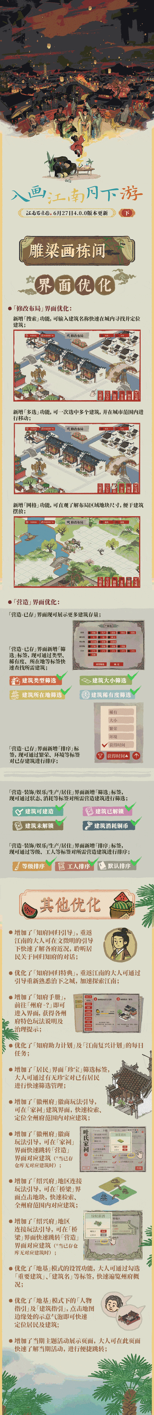江南百景图 4 周年前瞻，兑换码与角色成长秘籍