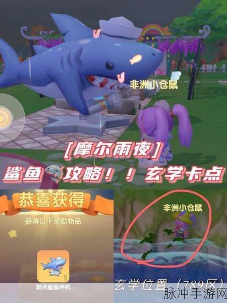 摩尔庄园手游，鲨鱼位置与钓取全攻略