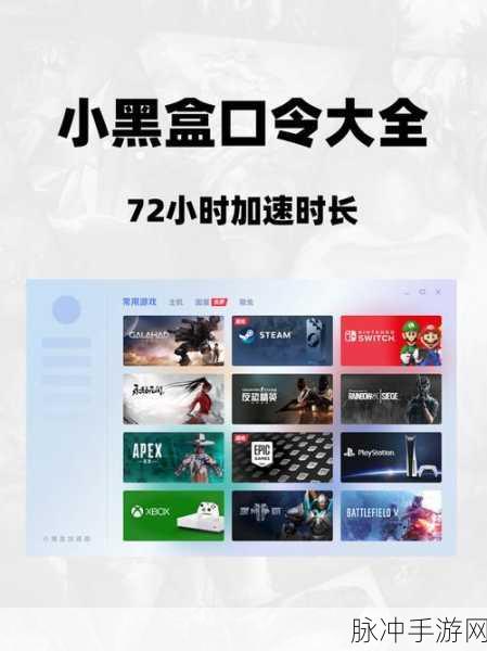 Steam 激活小黑盒游戏的详细指南