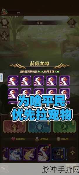 剑与远征宠物共鸣系统玩法全解