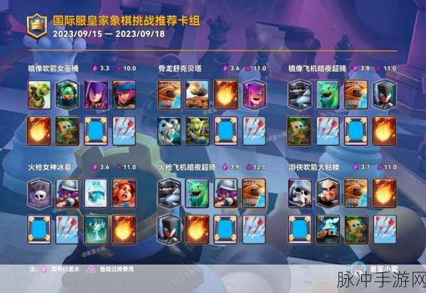 皇室战争，经典挑战赛的超强卡组大揭秘