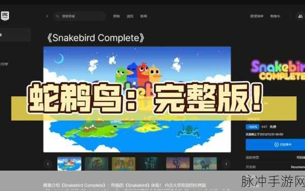 蛇鸟入门手游下载，探索卡通世界的益智解谜之旅