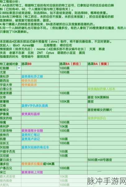最强蜗牛迪亚波罗特工抓捕全攻略