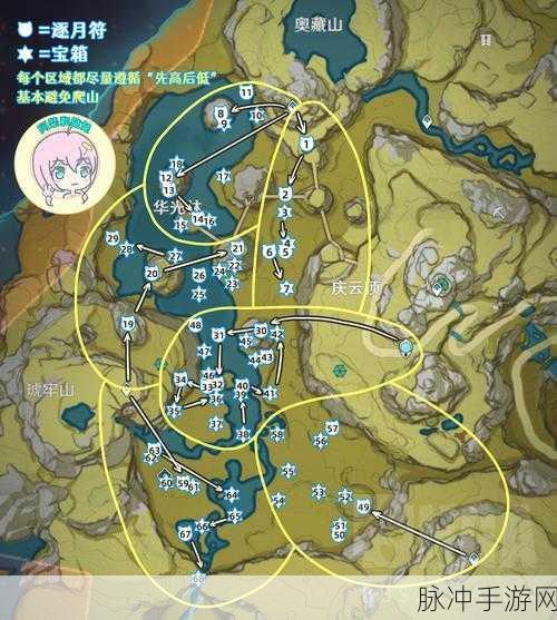 原神，三十个逐月符刷新点全揭秘