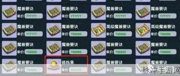 梦幻西游修炼果的神秘获取之道