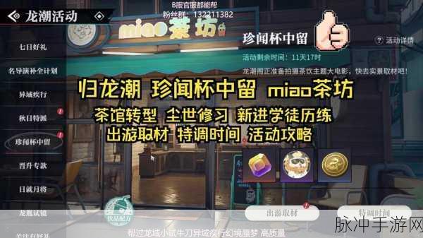 归龙潮珍闻杯中留温术，奇趣挑战与极限攻略全解析