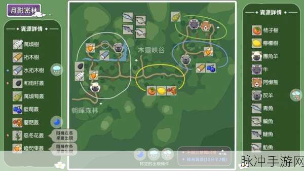 小森生活灯闪果位置大揭秘与刷新点全攻略