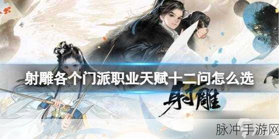 射雕手游，全门派职业天赋深度剖析与实用技巧