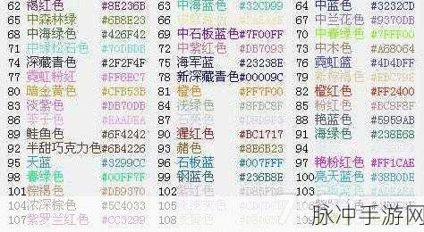 球球大作战名字颜色代码最新全解