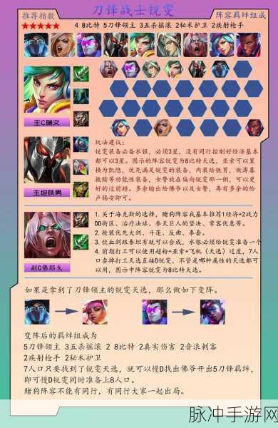 金铲铲之战，夜幽锐雯烬阵容的无敌搭配秘籍