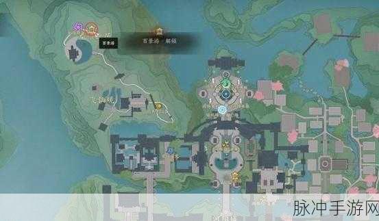 诛仙世界手游，河阳城百景游之踏花浴月位置探秘