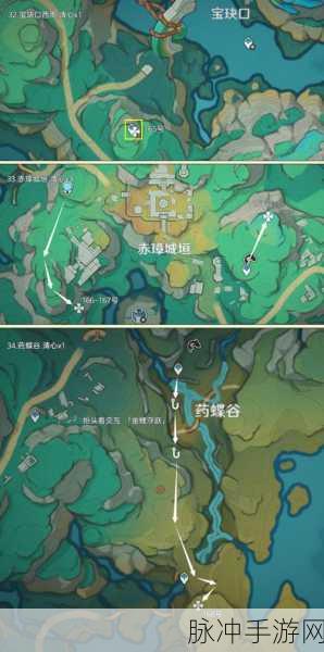 原神清心采集秘籍，全采集点与最快路线图