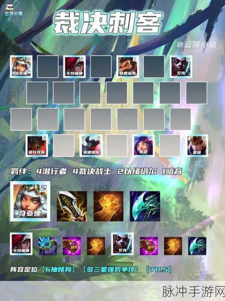 LOL 云顶之弈，赌狗阵容之法刺的终极攻略