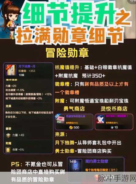 DNF 手游徽章镶嵌的奥秘，能否取下与替换