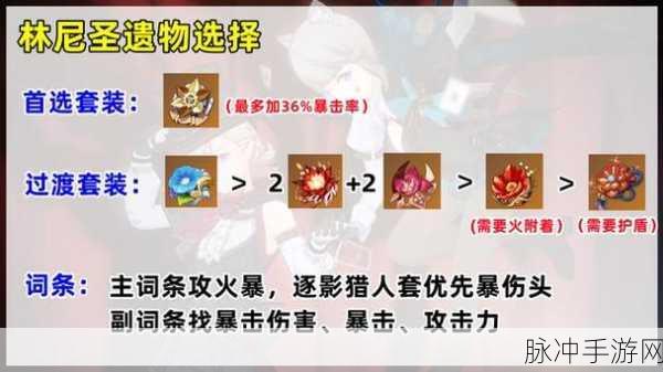 原神林尼圣遗物主词条的精准选择指南
