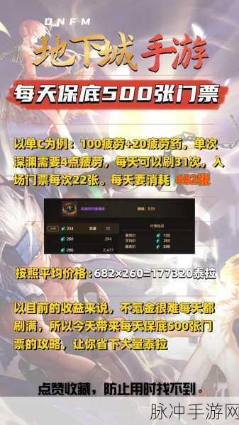 DNF 手游货币速得秘籍，让你财富满满
