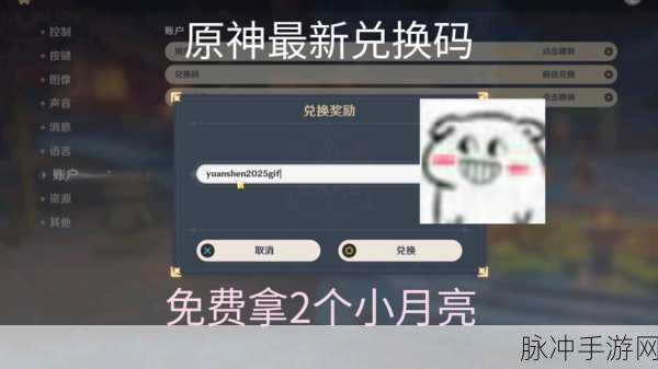 2024 原神兑换码二月全新大揭秘