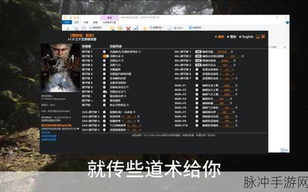详解黑神话悟空风灵月影修改器使用指南
