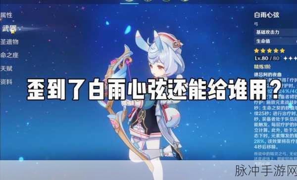 原神白雨心弦武器深度解析与实战应用
