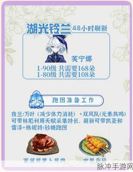 原神，86 个湖光铃兰采集全攻略