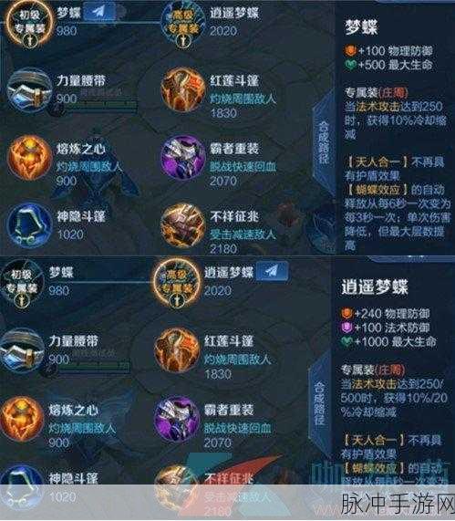 王者荣耀云灵木，合成装备的深度解析
