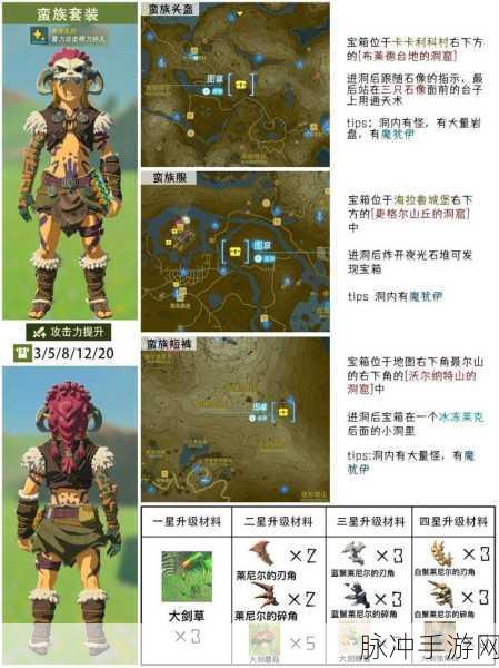 塞尔达传说王国之泪，获取蛮族短裤秘籍大公开