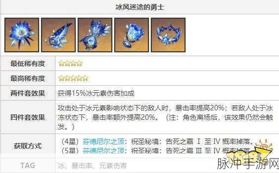 原神凯亚武器与圣遗物的最佳抉择指南