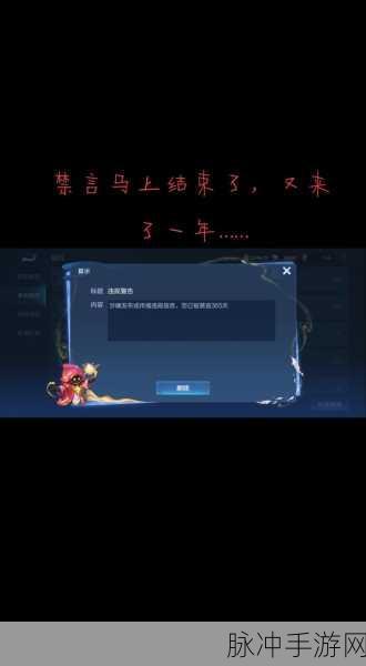 王者荣耀禁言解除秘籍，QQ 与网站全攻略