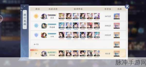 新仙剑奇侠传之挥剑问情最强阵容全解析