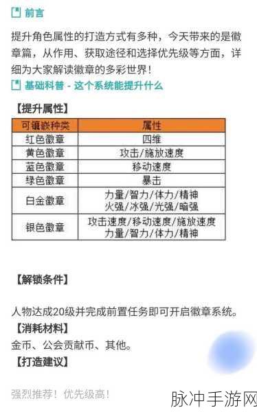 DNF 手游徽章镶嵌秘籍，玩转徽章系统全攻略