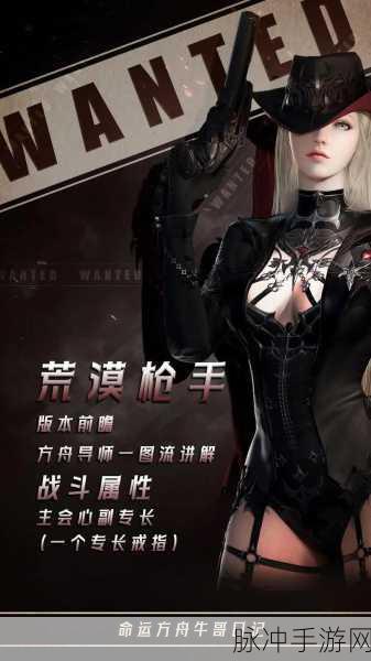 命运方舟西部女枪刻印的最佳选择指南