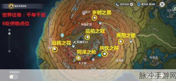 原神千年千岩六个供物位置全攻略