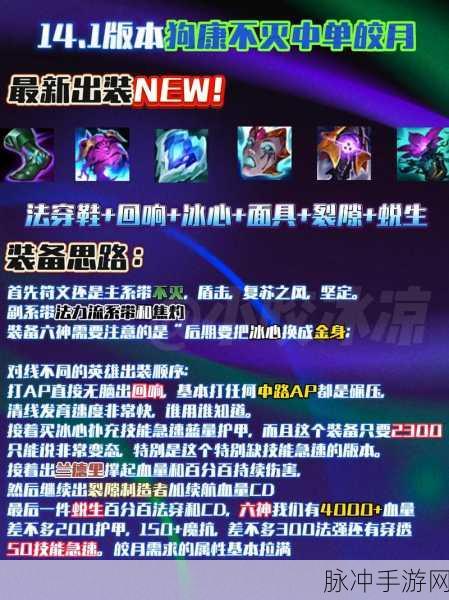 最新版本皎月秒人出装秘籍大公开