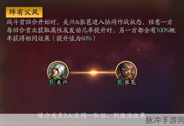 三国志战略版，关兴张苞法正的致胜秘诀